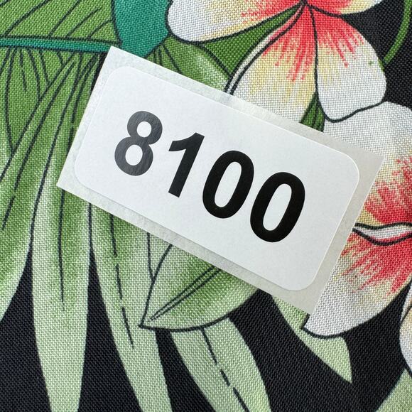 VTG Hilo Hattie Green Tropical Orchid Midi Muumuu Dress Hawaii USA Size Large - Picture 11 of 11